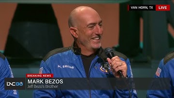 Jeff Bezos, Three Civilians Complete Successful Space Flight
