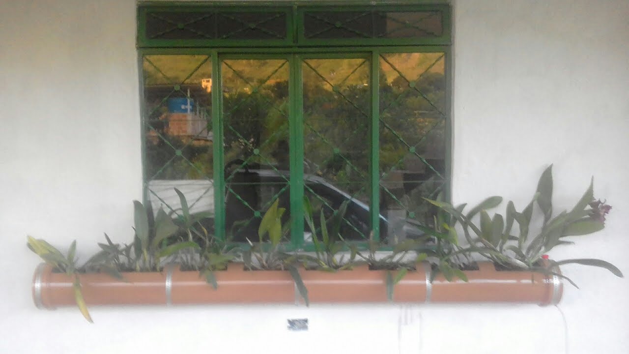 Como fazer Jardineira de cano pvc horizontal