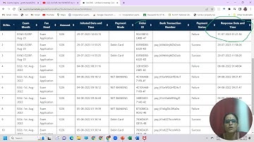 UUCMS After EXAM FEE payment