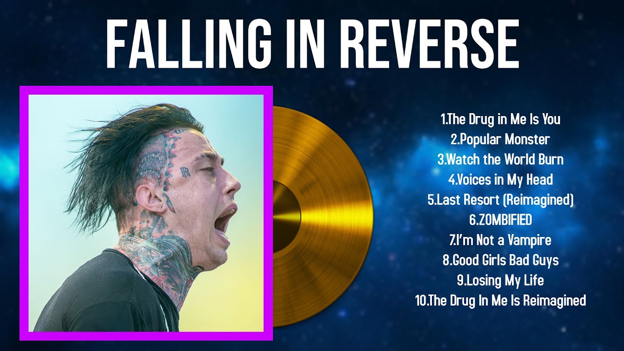 The best of  Falling In Reverse full album 2024 ~ Top Artists To Listen 2024
