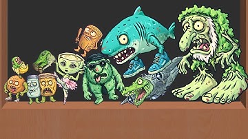 ZOMBIE BRAINROT: MERGE FELLAS | Suika Game Gameplay Walkthrough 01 - Reaching Max Level!