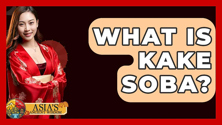 What Is Kake Soba? - Asia's Ancient Wisdom