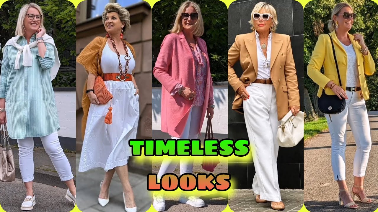 fashions for over 60 female ✨ elegant dressing for women over 60