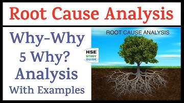 Root Cause Analysis by WHY-WHY or 5 WHY Analysis | Root Cause Analysis | Why-Why or 5 Why Analysis