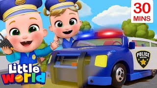 Police Car Song + More Kids Songs \u0026 Nursery Rhymes by Little World