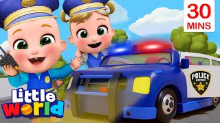 Police Car Song + More Kids Songs \& Nursery Rhymes by Little World