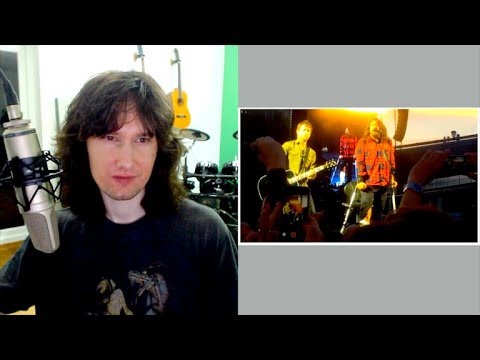 British guitarist reacts to Dave Grohl's attitude of 'the show must go on'!