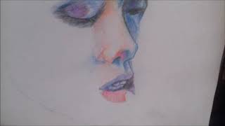 Color Drawing Time lapse with Axix Muskan music