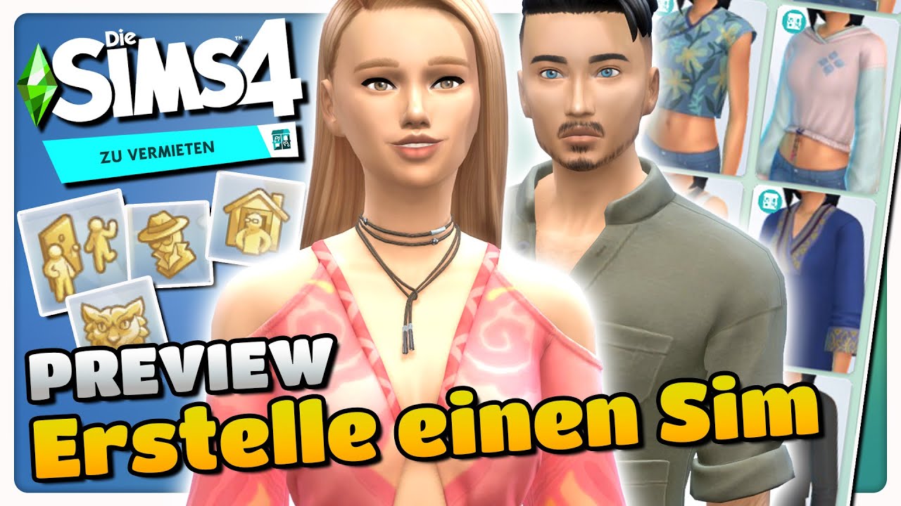 Cas Alle Erstelle Einen Sim Inhalte 👘🔑 Preview Special Die Sims 4 Zu