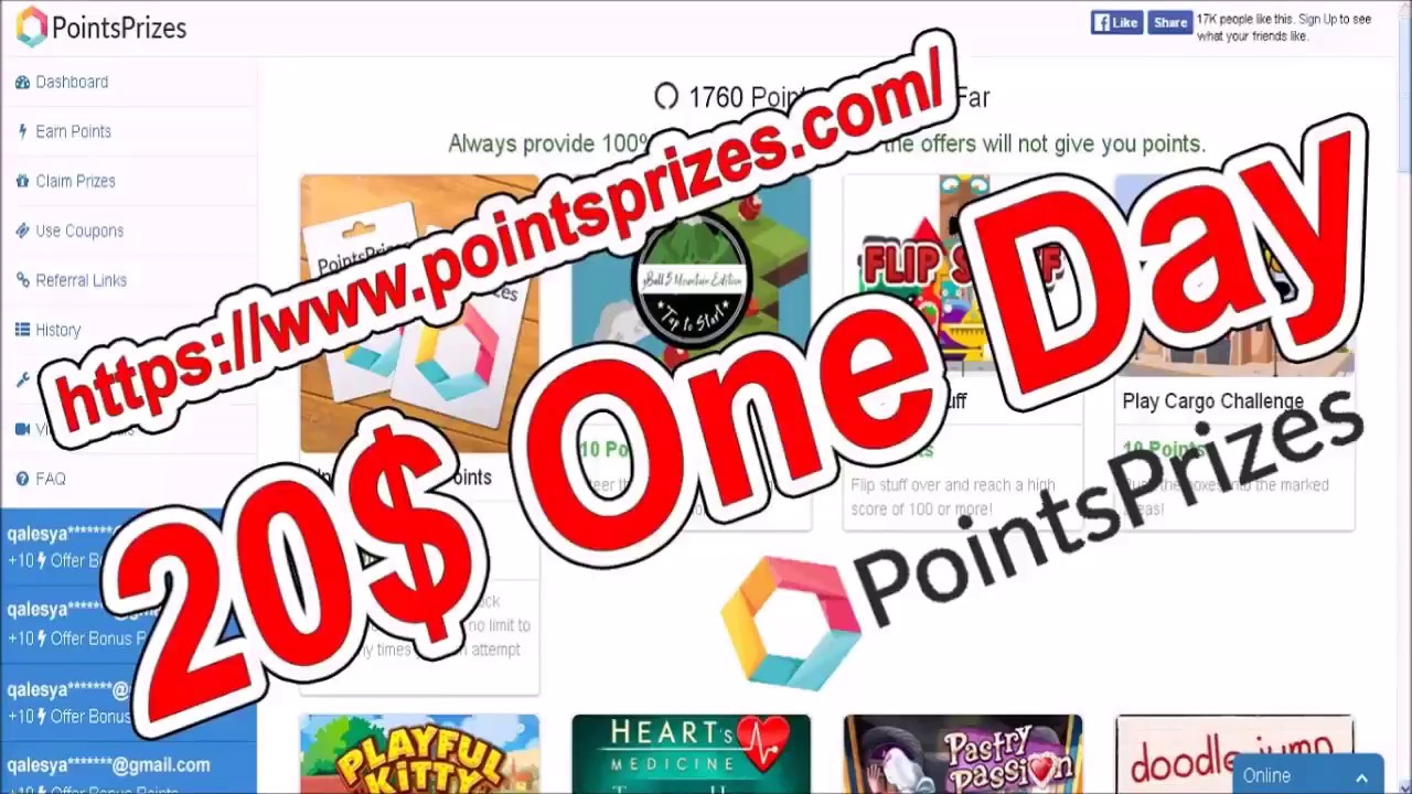 Pointsprizes coupons