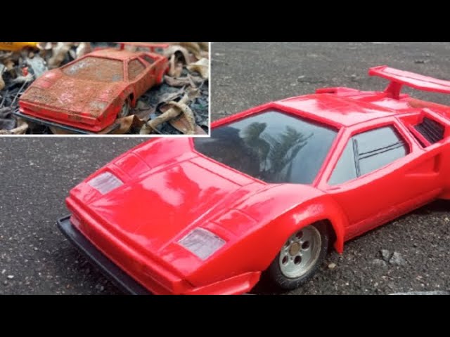 Tandy Lamborghini Countach RC 1989 (réf60-4051) - Neuve Sous Blister, Elle Roule !