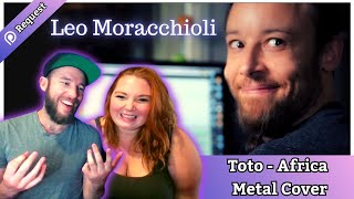 Toto - Africa (metal cover by Leo Moracchioli feat. Rabea & Hannah) | FIRST-TIME REACTION