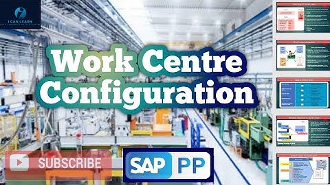 Day 42 - SAP work Centre configuration | sap work center | work center in sap| create work center