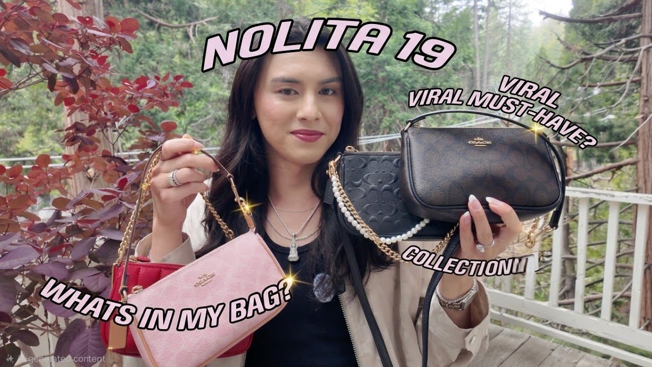 Why everyone is obsessed with the Coach Nolita 19? #CoachOutlet