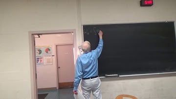 Lecture of 30 October  2018 on Quantum Field Theory at UNM by Kevin Cahill