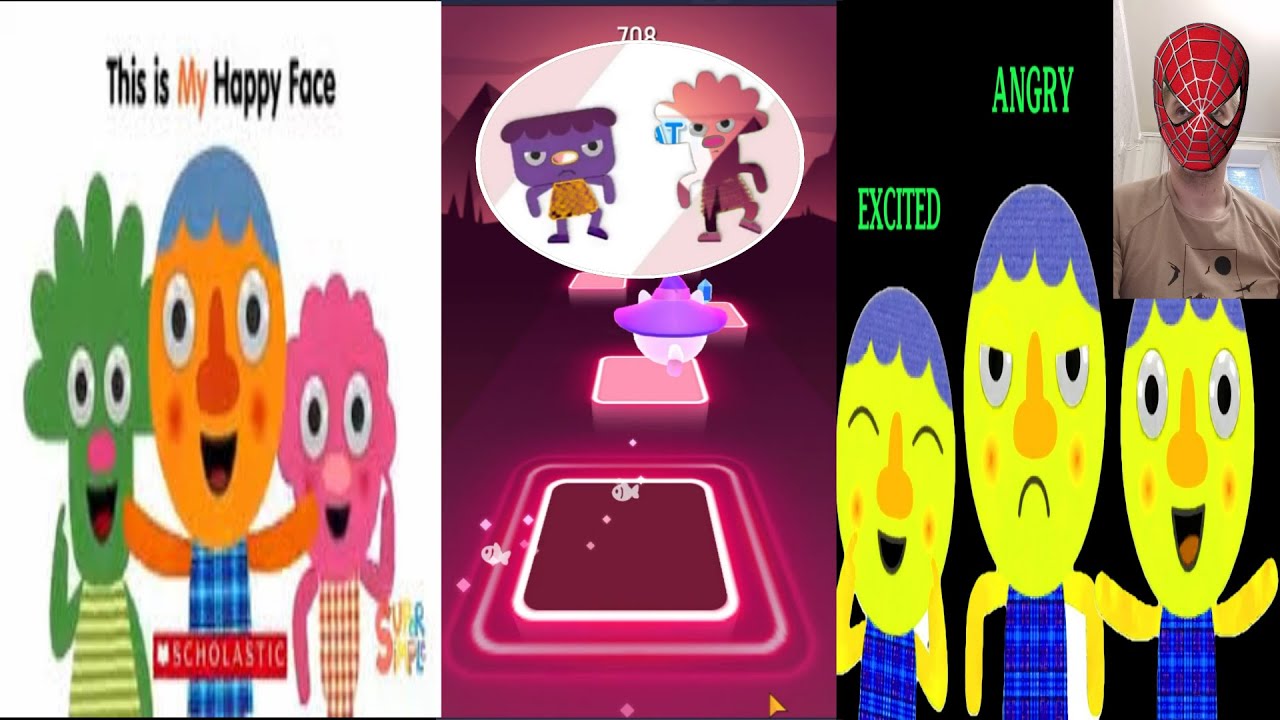 This Is A Happy Face Noodle & Pals Super Simple Songs Tiles Hop Puzzle ...