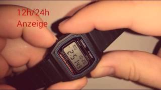 Casio F 28 W LCD Watch - YouTube
