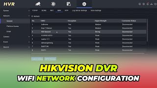 How To Connect Wifi To Hikvision DVR | Hikvision DVR Wifi Network Configuration screenshot 3