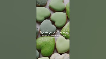 وَلَئِن سَأَلْتَهُم مَّن نَّزَّلَ مِنَ السَّمَاءِ مَاءً فَأَحْيَا ... (63) سورة العنكبوت