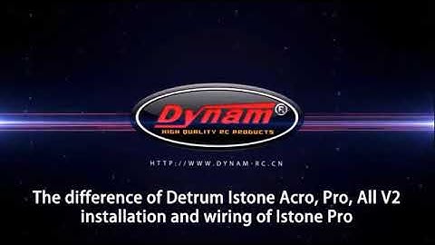 Difference of Detrum Istone Acro, Pro, All V2 Stabilizer .  installation and wiring of Istone Pro