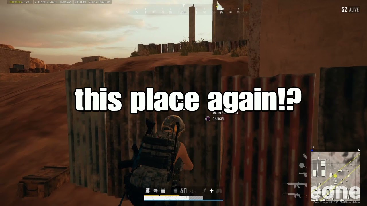 In the battle zone! Miramar PUBG console ps4 multiplayer