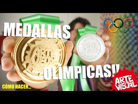 HOW TO MAKE YOUR OWN OLYMPIC MEDALS #OlympicGames #Olympics #Tokyo2020