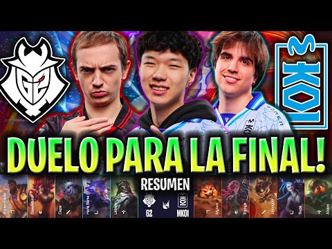 KOI SE ENFRENTA A G2 PARA IR A LA FINAL! | KOI vs G2 RESUMEN LEC SUMMER 2025 LVP ESPAÑOL