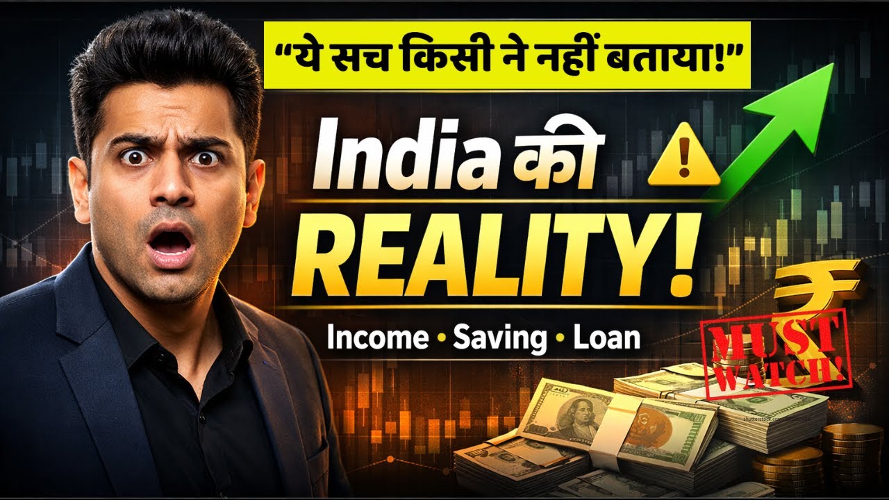 India की असली Financial Reality: Income, Loan, Saving, Insurance | Eye Opening