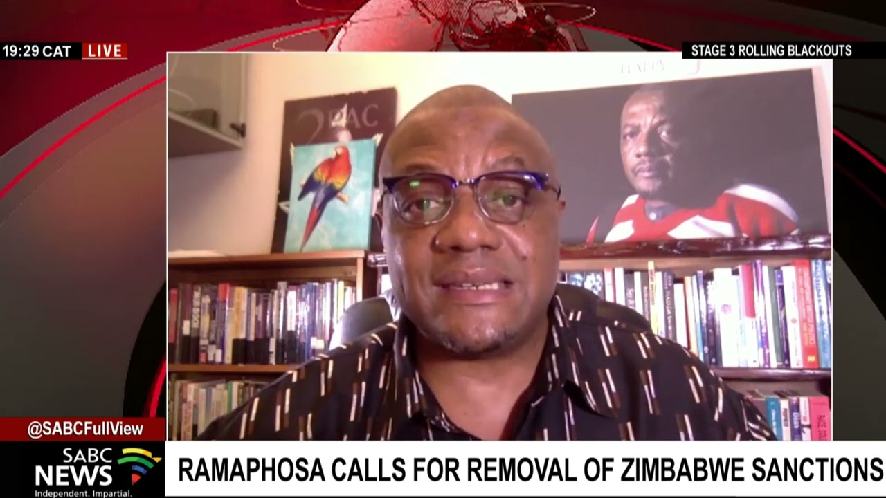 President Ramaphosa's call for removal of Zimbabwe sanctions: Hopewell Chinono