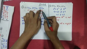Pythagoras theorem and it