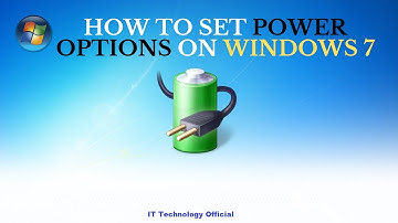 How to Set Power Options on Windows 7 || Adjust Power Options on Windows 7