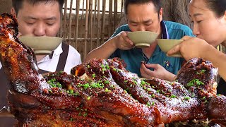 30斤大牛頭一鍋鹵,鹵完再烤,麻辣爽口,又是一道下酒硬菜【鐵鍋視頻】 30斤大牛頭一鍋鹵,鹵完再烤,麻辣爽口,又是一道下酒硬菜【鐵鍋視頻】