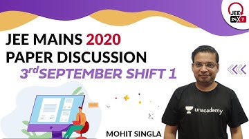 JEE Mains 2020: Maths Paper Discussion | 3rd September Shift 1 | JEE 24x7 | Mohit Singla