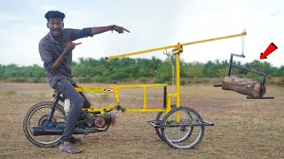 Making Mini Crane  Weight Lifting Vehicle  |4000 Rs  செலவுல crane ..! Sathish