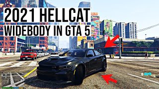 2021 Dodge Charger Hellcat Widebody Mod Install GTA 5 | How to get the Hellcat widebody in GTA 5