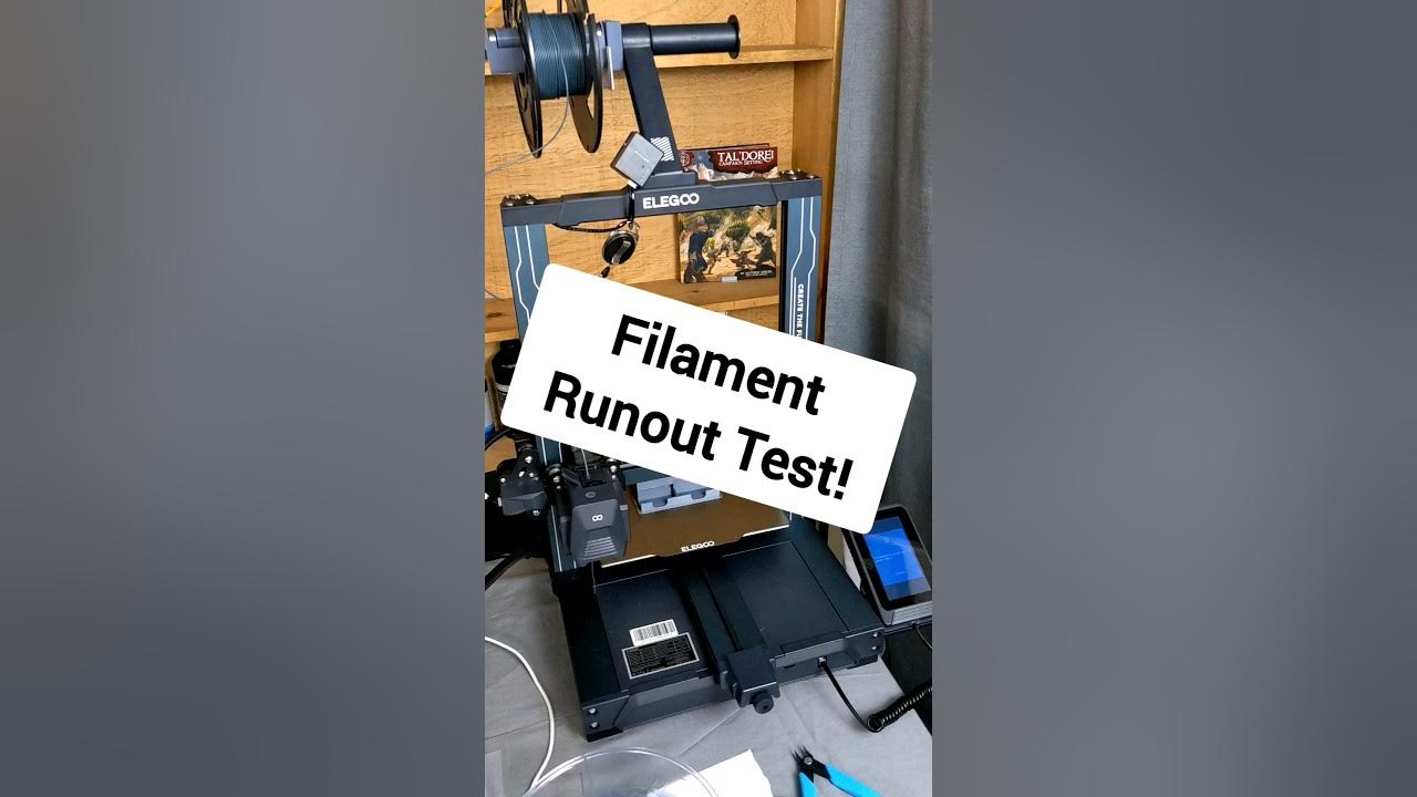 Elegoo Neptune 3 Pro Filament Runout Senseor Test. #Sliceprintroleplay  #3dprinting #elegoo 