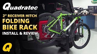 Quadratec 2 & 4 Bike Folding Bike Rack Review for Jeep Wrangler