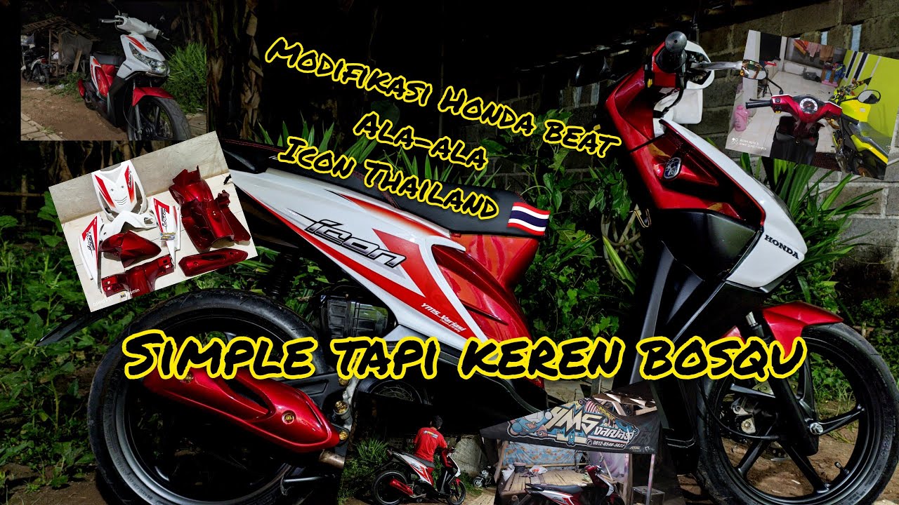 Modifikasi Honda BEAT Karbu Ala Ala ICON THAILAND YouTube