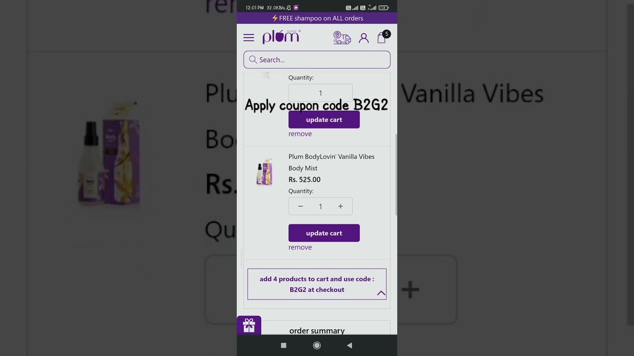 Add 4 products pay for only 2 