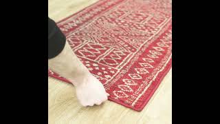 Runrug | Afrikans Red Hallway & Stair Carpet Runner