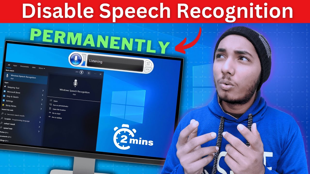Turn Off Speech Recognition On Windows 10 Disabling Windows Speech Turn Off Speech Recognition On Windows 10 Disabling Windows Speech