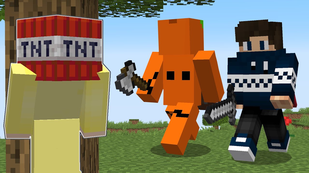 Minecraft Oynuyoruz ama TNT TAG...