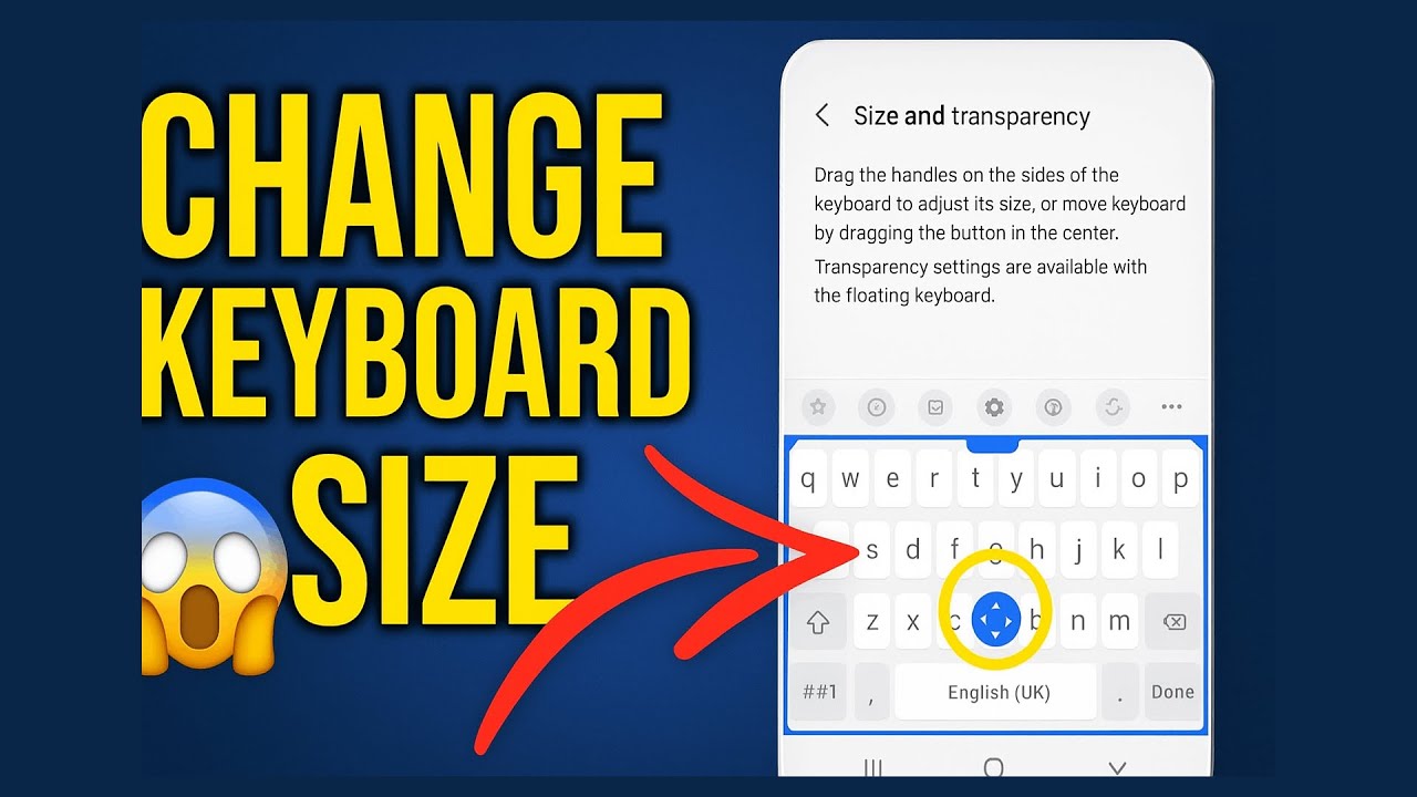 Keyboard Size Android Samsung Keyboard Too Small? How to Change Keyboard Size on Android ...