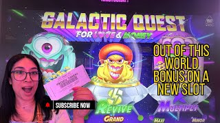 NEW SLOT - GALACTIC QUEST FOR THE LOVE & MONEY GAVE ME A HUGE HIT screenshot 2