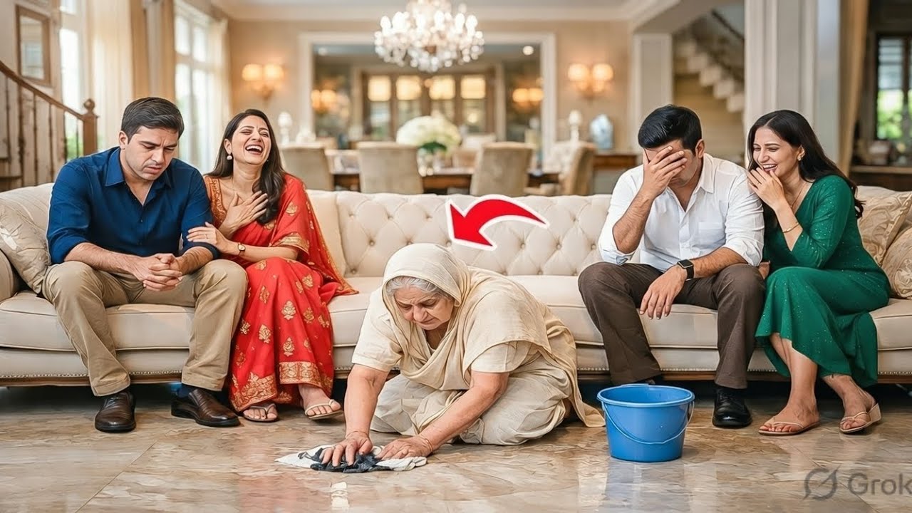“बूढ़ी माँ को बाँटकर नौकरानी बना दिया दोनों बेटों ने 😱 लेकिन आखिर में किस्मत का जवाब देखकर सब हैरान