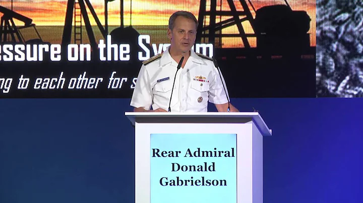 Rear Admiral Donald Gabrielson at Indian Ocean Con...