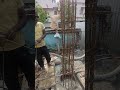Piling complete and dropping of rods in casing with welding of joints of Torrods in progress