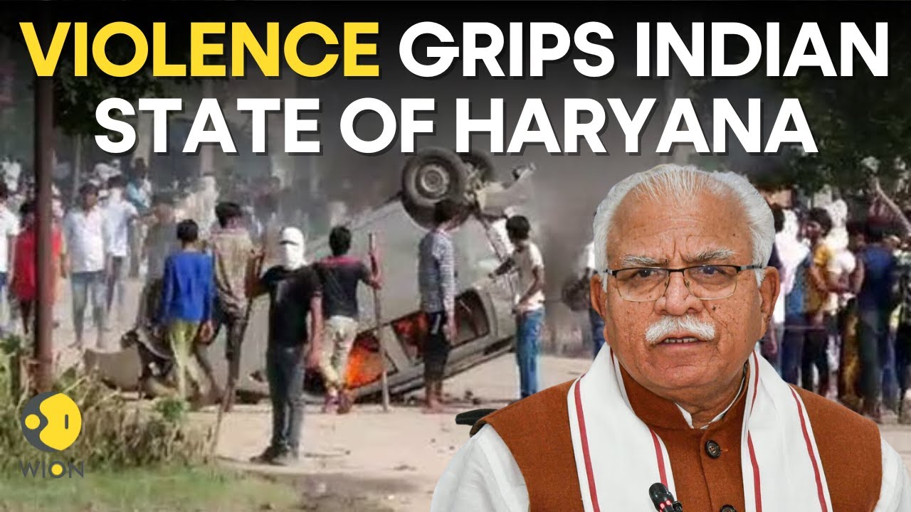 Haryana Violence LIVE: Rioters will pay the compensation for the damages says CM Khattar | WION LIVE