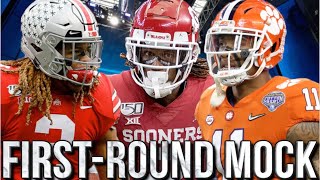 COMPLETE 2020 1ST ROUND NFL MOCK DRAFT 🔥