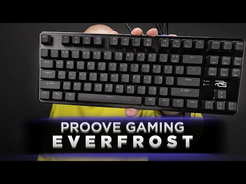 Відео: Клавіатура Proove Gaming Everfrost Black (CKEV00000401)